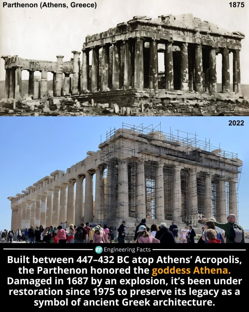 The Parthenon is one of the most iconic remnants of classical civilization. Built in just 15 years during the