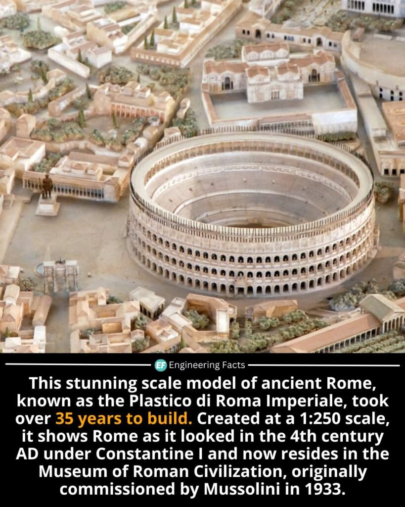 The Plastico di Roma Imperiale isn’t just a model—it’s a monumental feat of archaeological and historical reco