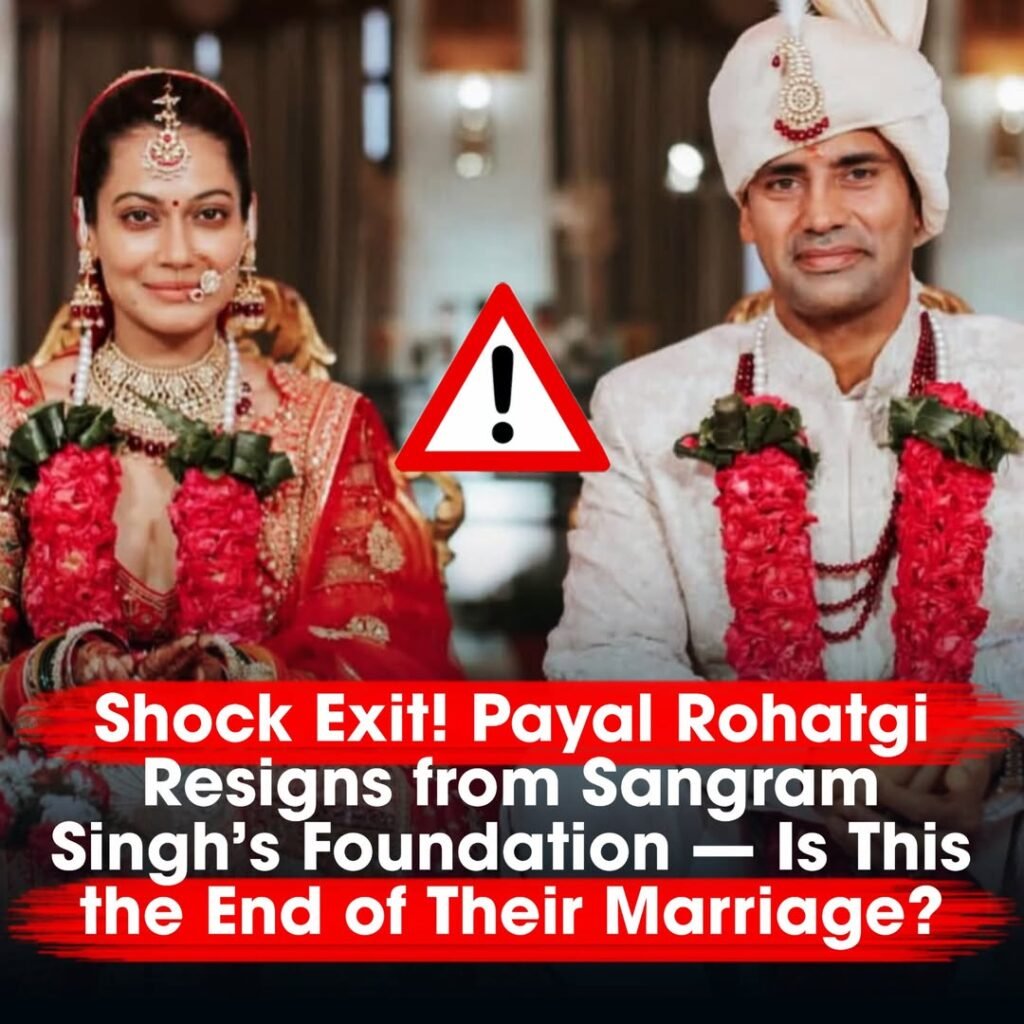 Trouble in Paradise? 
Is everything not so perfect in the world of Payal Rohatgi & Sangram Singh? 

Speculati