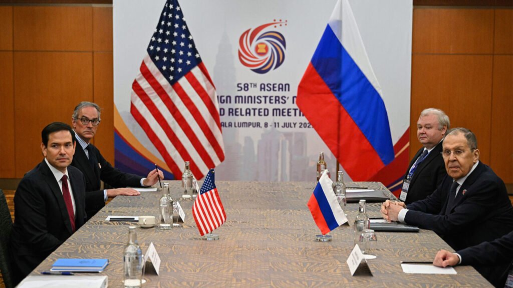 U.S. and Russian Foreign Ministers Share 'New Concept' on Ukraine War in Candid Meeting
 July 10, 2025
 Kuala