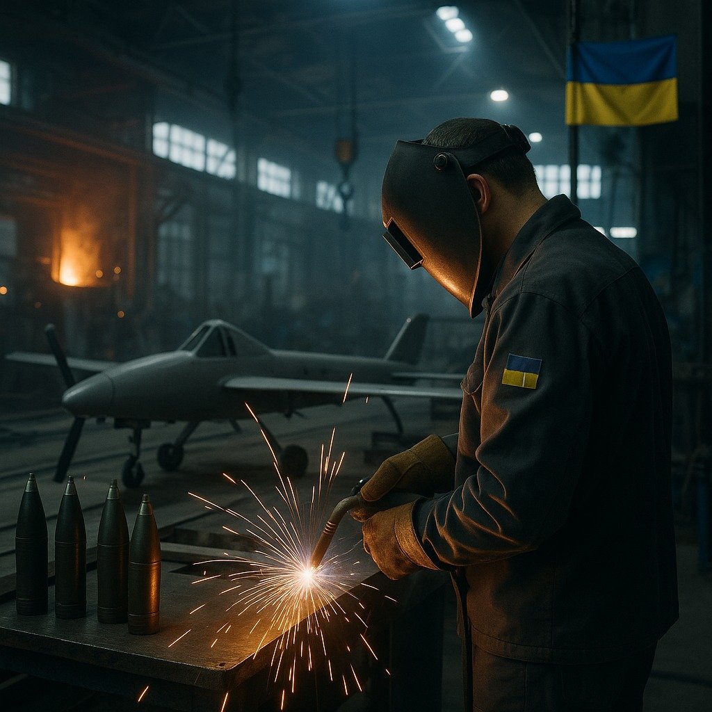 Ukraine Pushes for 50% Domestic Weapons Production Within Six Months
 July 16, 2025
Kyiv, Ukraine

Ukraine ha