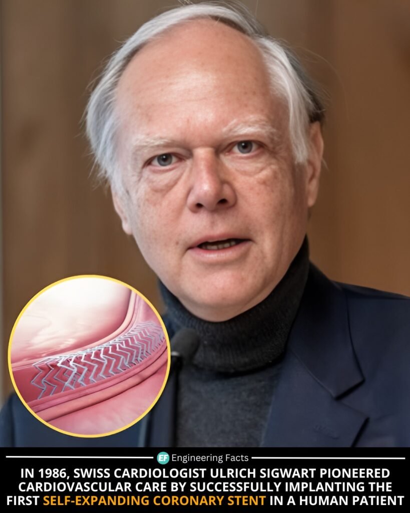 Ulrich Sigwart’s 1986 achievement marked a paradigm shift in cardiology. Before coronary stents, patients with
