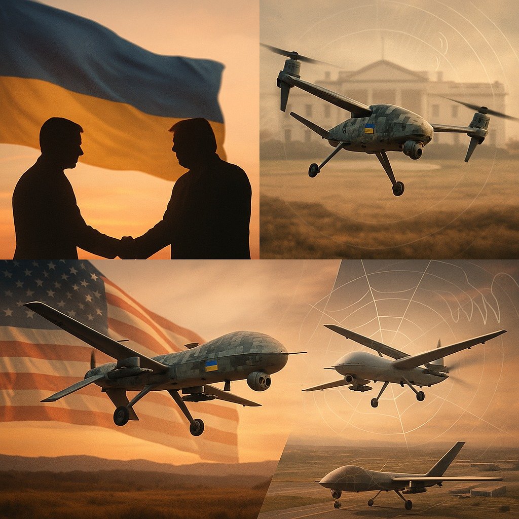 Zelensky: Trump and Drones in Talks Over ‘Major Deal’
 July 17, 2025
 Kyiv, Ukraine

 Ukrainian President Vol